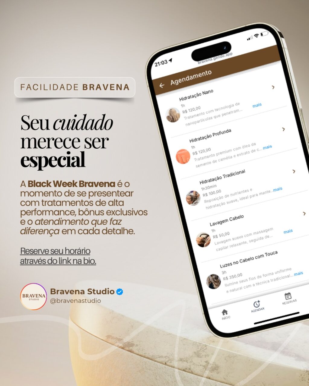 Instagram post from bravenastudio. This post is in position 4.